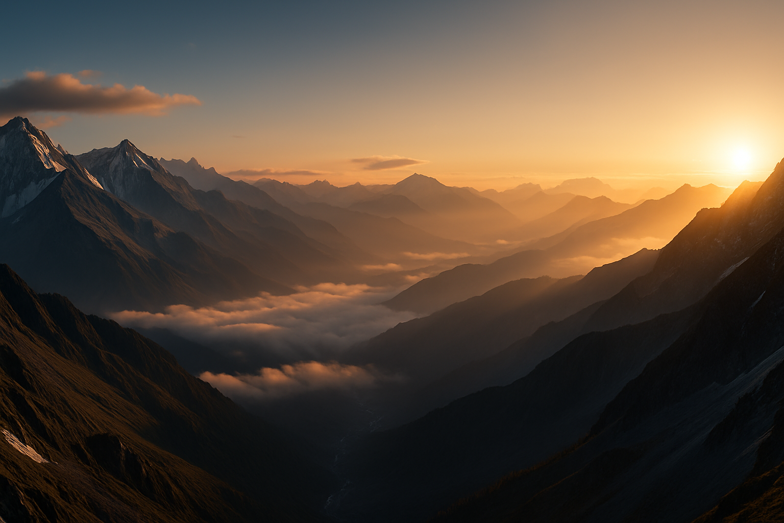 Mountain landscape background representing stability and growth in retirement planning